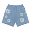 Denim Tears Blue Cotton Wreath Sweatshorts