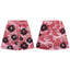 Denim Tears Pink Camo Mesh Basketball Shorts With All Over Black Flower Wreath Print
