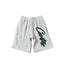 Corteiz Signature Script Logo Heavyweight Shorts grey