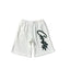 Corteiz Signature Script Logo Heavyweight Shorts white