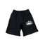 Corteiz 5-Star Alcatraz Island Front Logo Heavyweight Shorts black