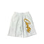 Corteiz Signature Script Logo Heavyweight Shorts white/yellow