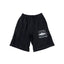 Corteiz Alcatraz Island Front Oval Logo Heavyweight Shorts black