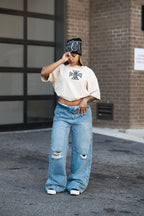 Blue ‘Stone’ Baggy Jeans