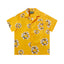 Denim Tears Bright Yellow Floral Wreath Print Camp Collar Short