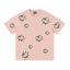 Denim Tears Baby Pink Oversized All Over Beige Flower Wreath TOP