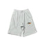 Corteiz Alcatraz Island Front Logo Heavyweight Shorts - Heather Grey