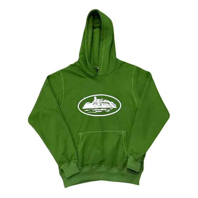 Corteiz Alcatraz Island Heavyweight Hoodie green Hover Image