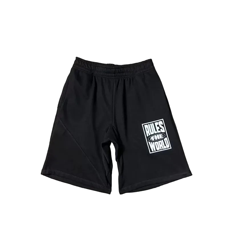 Corteiz "Rules The World" (RTW) Heavyweight Shorts black