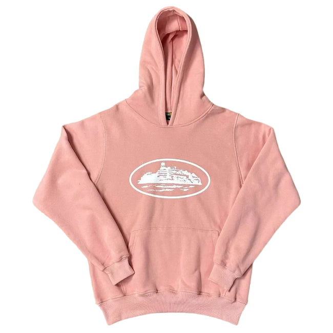 Corteiz Alcatraz Island Heavyweight Hoodie pink Hover Image