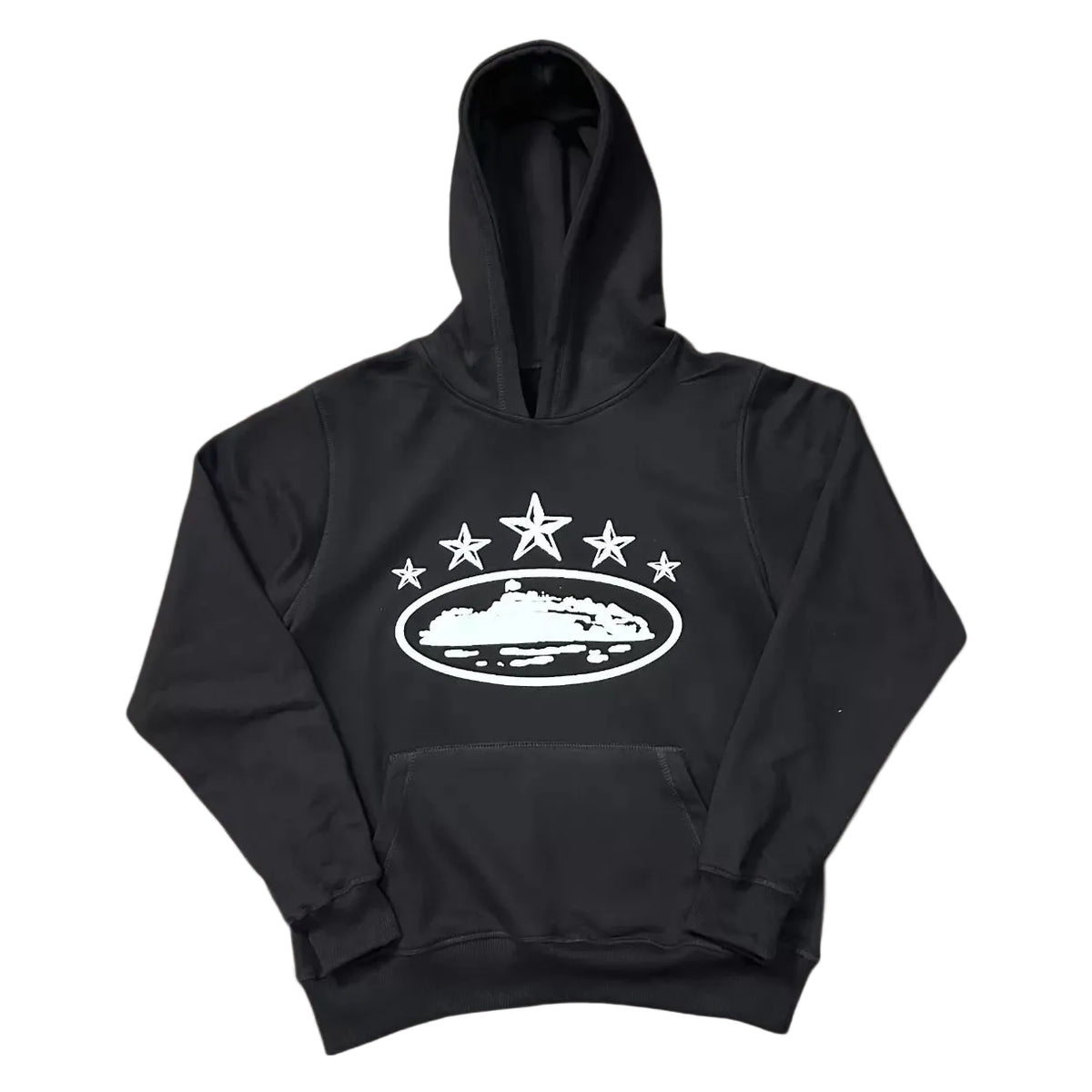 Corteiz 5-Star Devil's Island Heavyweight Hoodie black