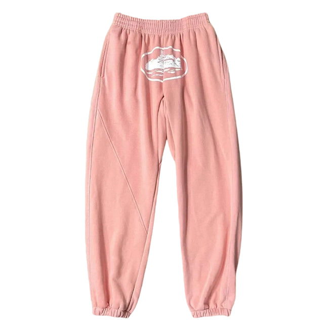 Corteiz Alcatraz Island Heavyweight Sweatpants pink Hover Image