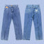 Corteiz Heavyweight Denim Pants Light blue