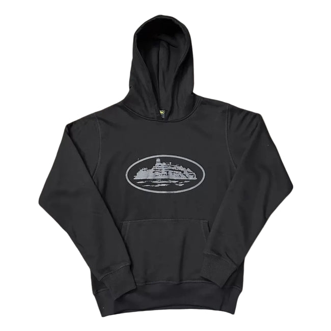Corteiz Alcatraz Island Heavyweight Hoodie black/grey Hover Image