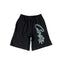 Corteiz Signature Script Logo Heavyweight Shorts black