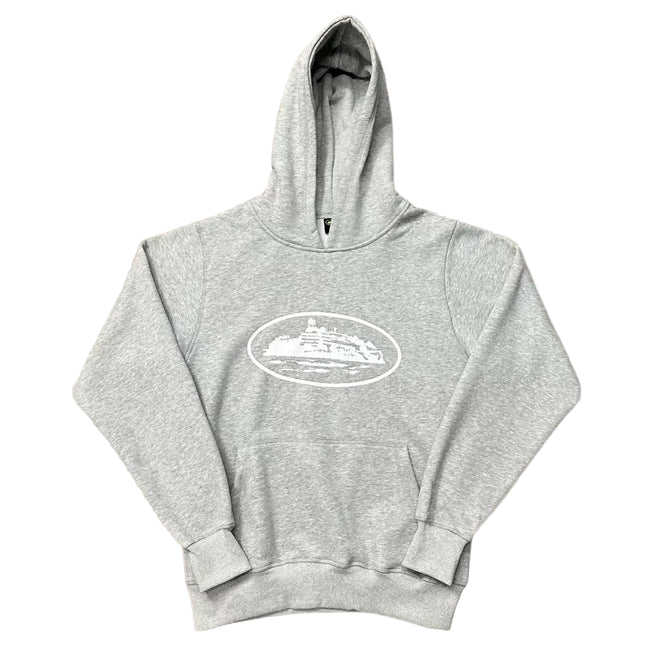Corteiz Alcatraz Island Heavyweight Hoodie grey Hover Image