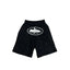 Corteiz Alcatraz Island Graphic Heavyweight Shorts black