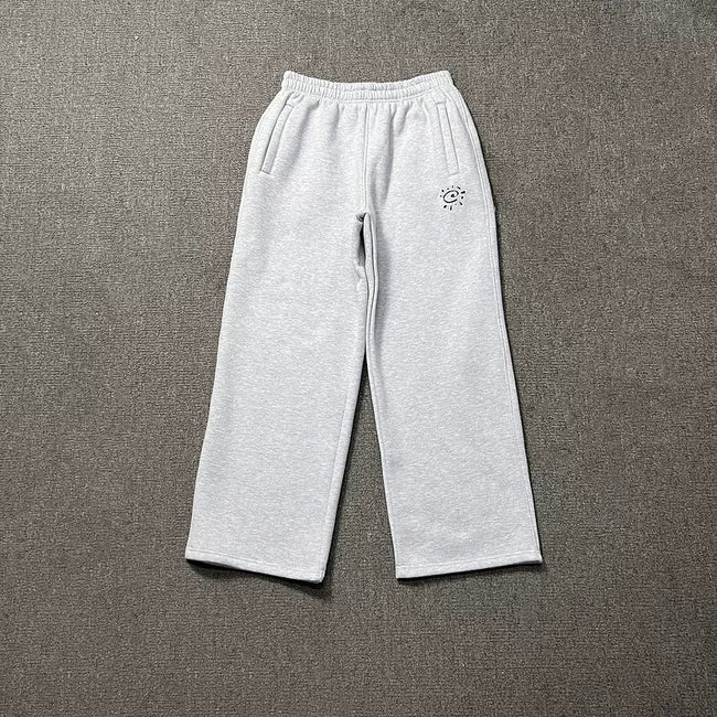 ADWYSD Logo Embroidered Sweatpants - Athletic Grey Hover Image