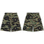 Denim Tears Shorts green tiger stripe camouflage breathable mesh athletic shorts