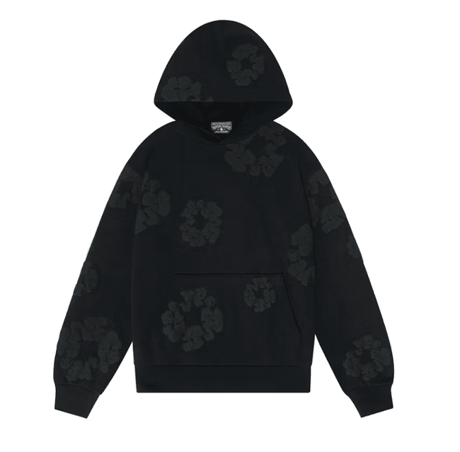 Denim Tears Cotton Wreath Sweatshirt Black Monochrome Hover Image