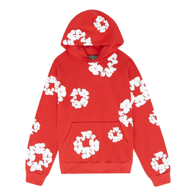 Denim Tears The Cotton Wreath Sweatshirt 'Red' Hover Image