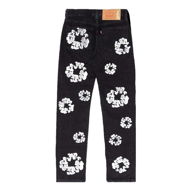 Denim Tears Levi's x Denim Tears The Cotton Wreath Jeans 'Black' Hover Image